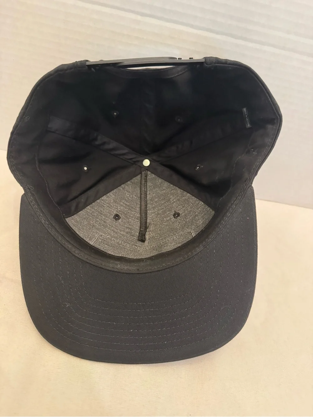 Black Space Patch Snapback Baseball Cap Hat Adjustable One Size Unisex Adults - Picture 3 of 3